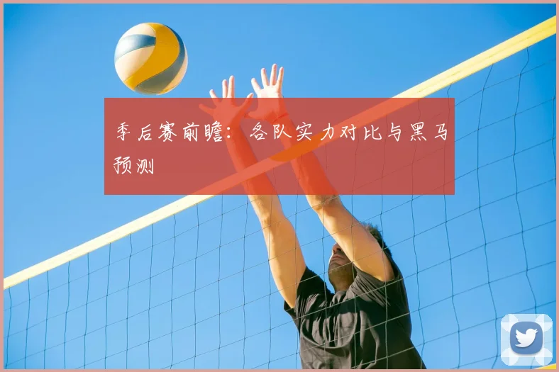 季后赛前瞻:各队实力对比与黑马预测